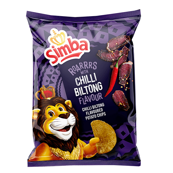 Simba Chips Chilli Biltong Flavour 120g
