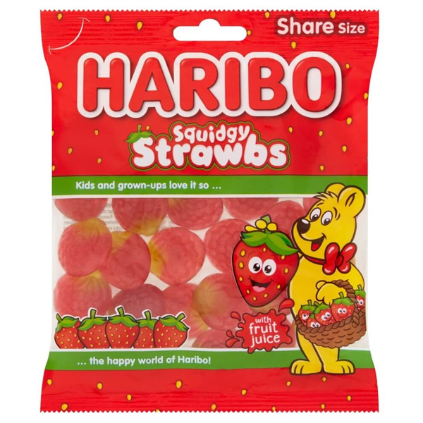 Haribo Squidgy Strawberry 160g