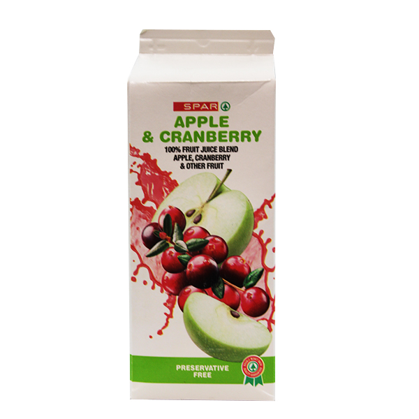 Spar Fruit Juice Apple&Cranberry 2L