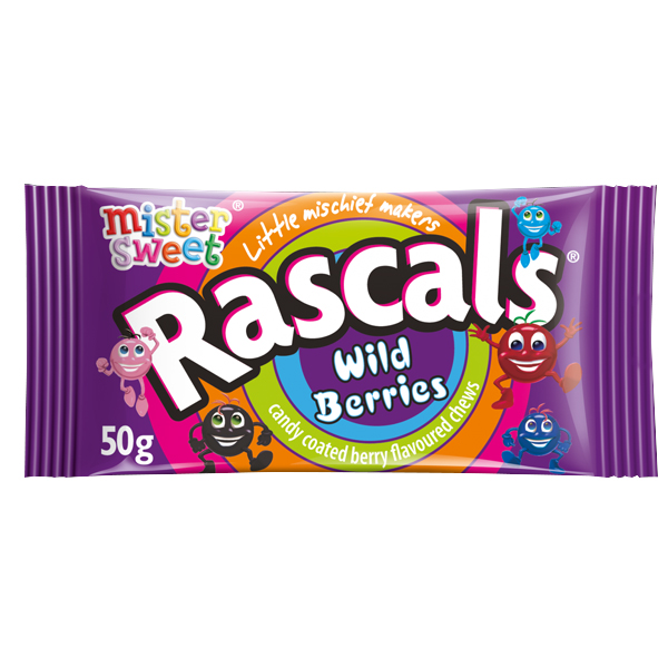 Doces Mister Sweet Wild Berries 50g