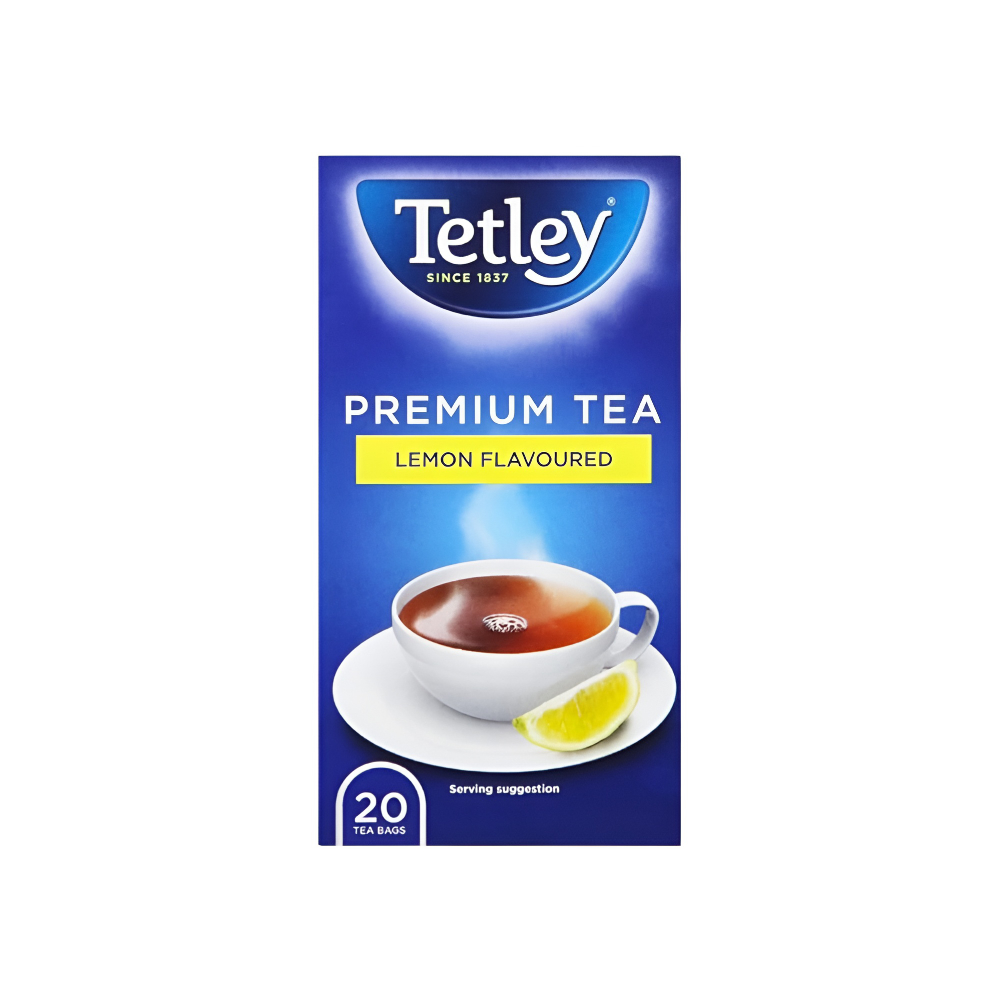 Tetley Cha Preto C/Limao 50g