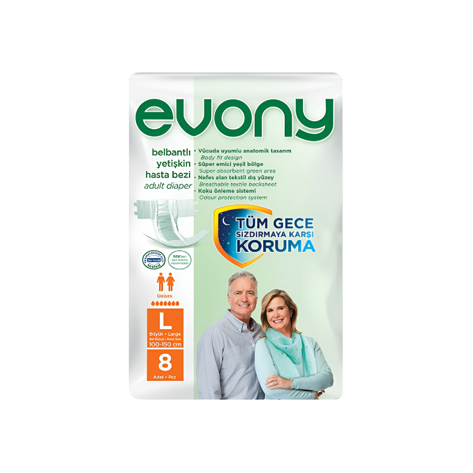 Evony Adult Diaper L 8S