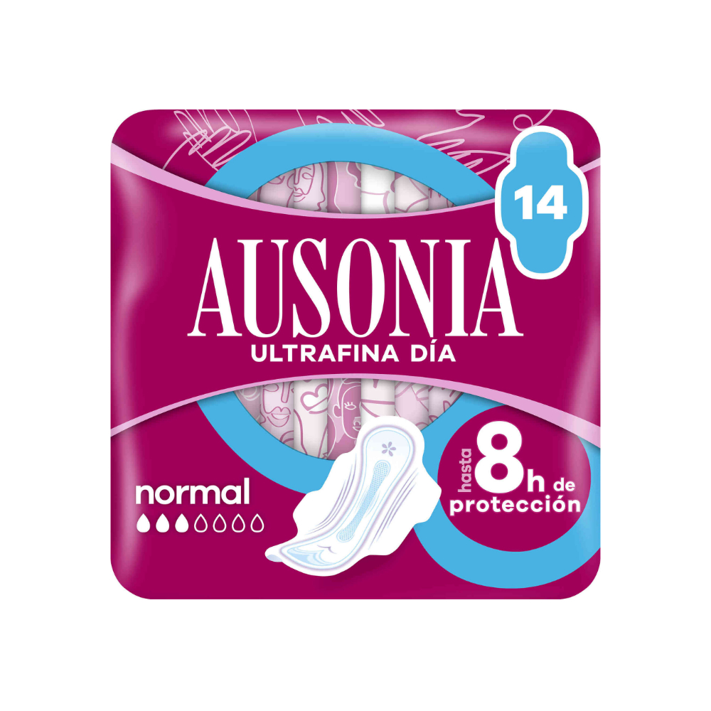 Ausonia Penso Ultrafino Dia Normal 14S