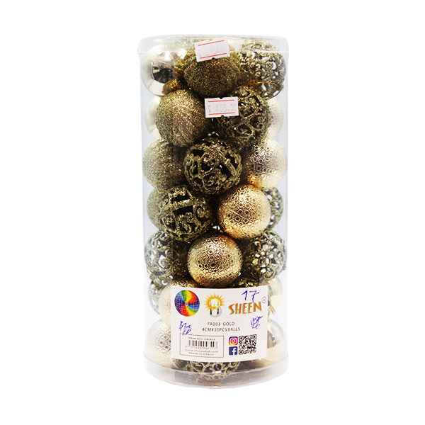 Sheen Fa003 Gold 4Cmx 35Pcs Balls