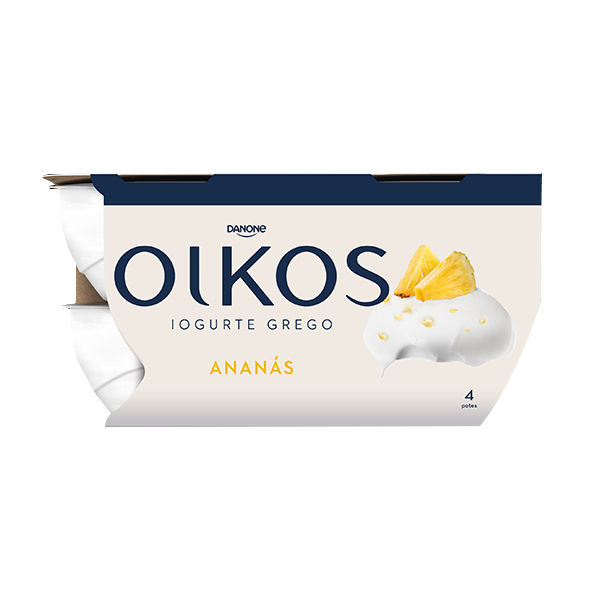 Oikos Iogurte Grego Ananas 4X110g