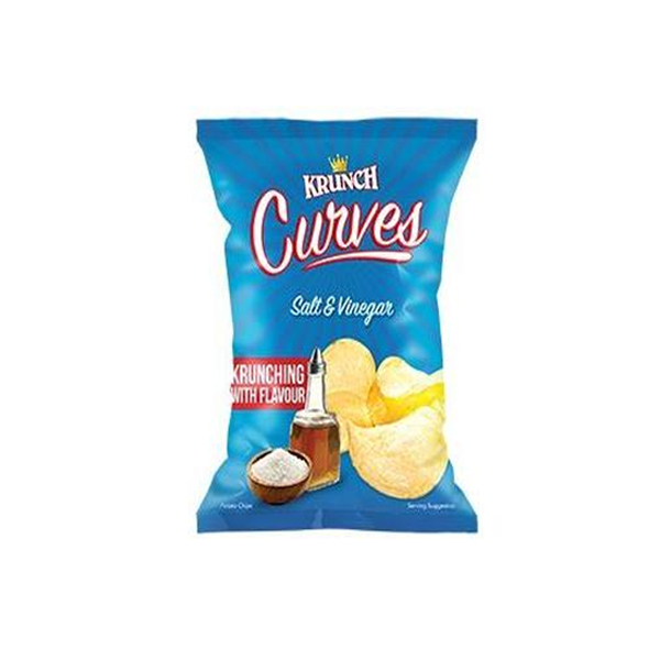 Chips Krunch/Curves 125g Mix-Salt & Vinegar