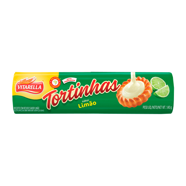 Vitarella Tortinhas Limao 140g