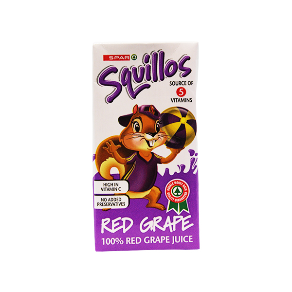 Spar Squillos Red Grape Juice 160ml