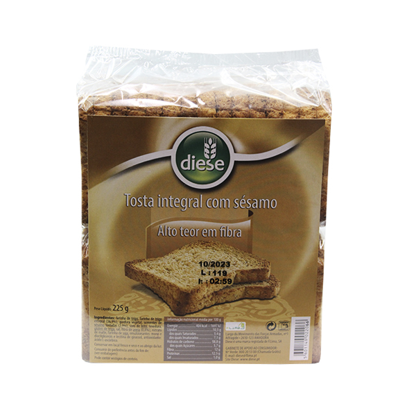Diese Tosta Integral C/Sesamo 225g