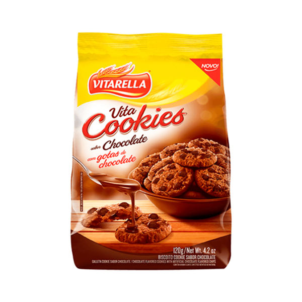 Vitarella Cookies Gotas Choco.120g