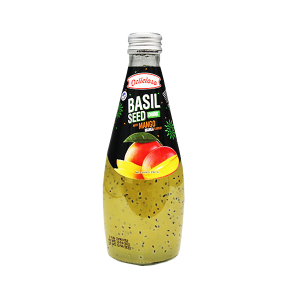 Delicioso Basil Seed Drink Mango Flav.290ml