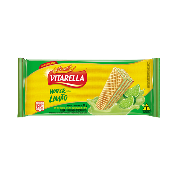 Vitarella Wafer Limao 80g