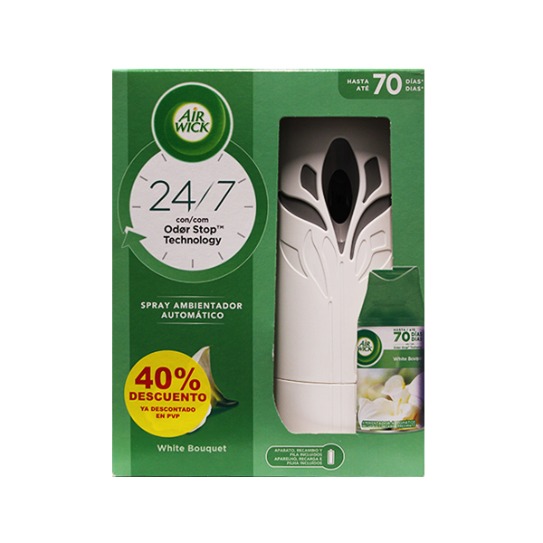 Air Wick Maquina Ambientadora+Recarga Bouquet