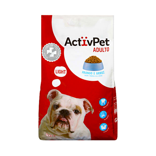 Comida De Cao Activepet Adulto Frango E Arroz 4kg