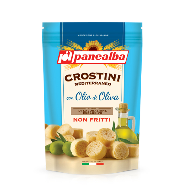 Panealba Crostini Med. C/Oleo Oliva 100g