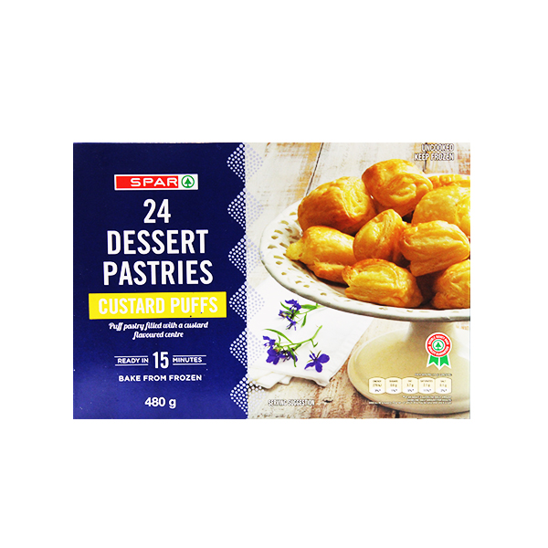 Spar Dessert Pastries Custard 480g
