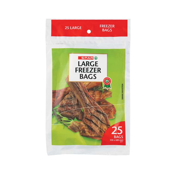 Spar Large Freezer Bags 25S