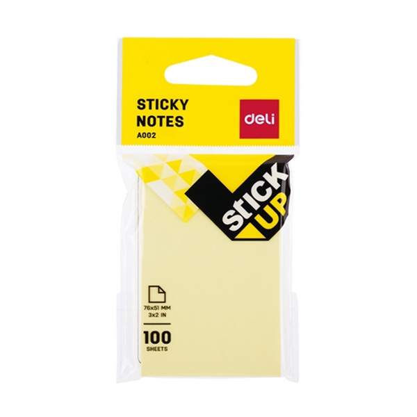 Deli Sticky Notes 76X126Mm 100S A00553