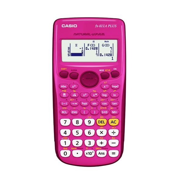 Casio Calculator Fx-82 Za Pink