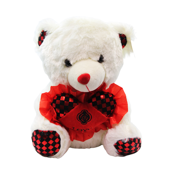 Teddy Checkfrill Heart 217130Cr
