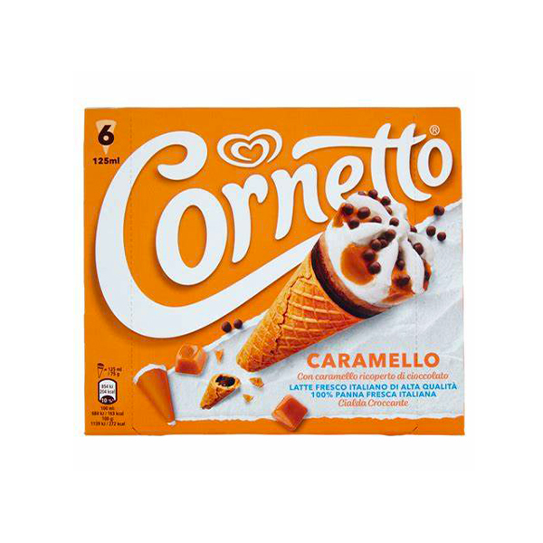 Cornetto Caramello 6X750ml
