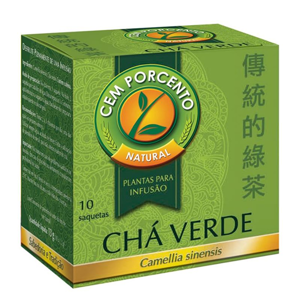 Cem Porcento Cha Verde 10S