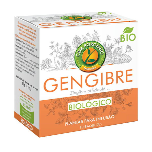 Cem Porcento Jengibre Eco.13g