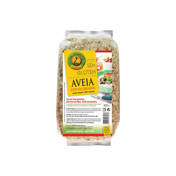 Cem Porcento Floco Aveia Grosso 400Gr