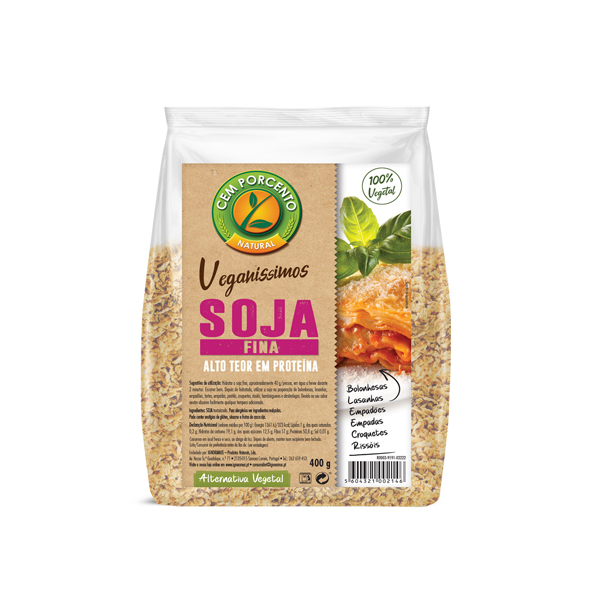 Cem Porcento Soja Fina 400g