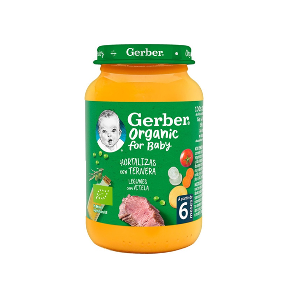 Gerber Organic Legumes Vit.190g