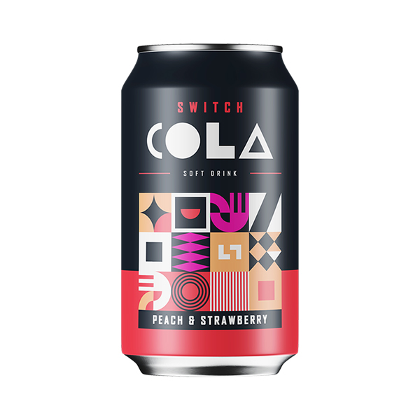 Switch Cola Peach&Strawb.330ml