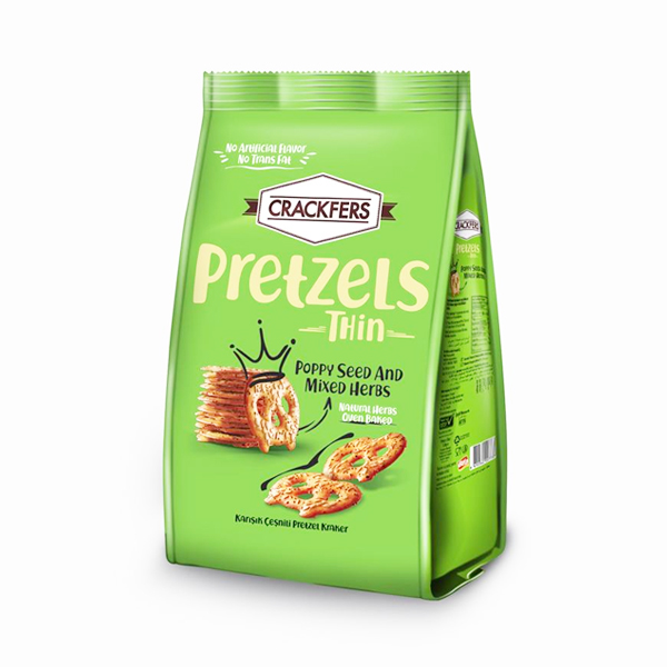 Crackfers Pretzel Thin Mixed 350g