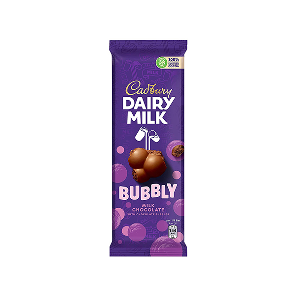 Cadbury Bubbly Milk Chocolate 87Gr