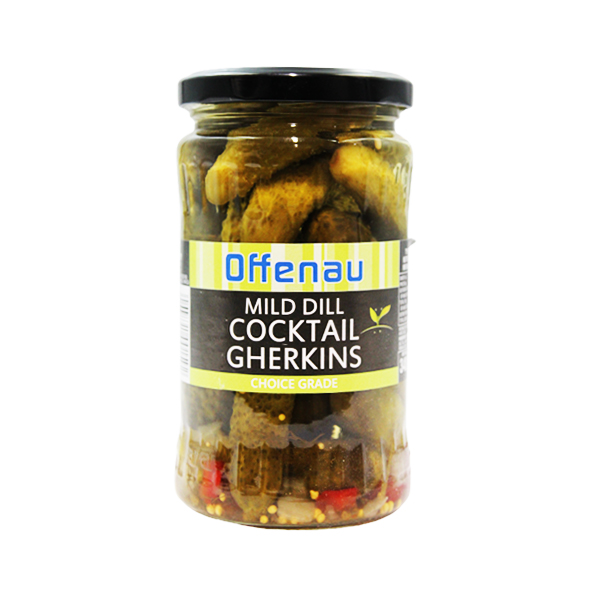 Offenau Mild Dill Cocktail Gherkins 340g