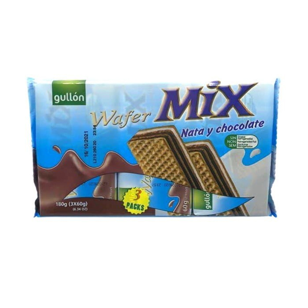 Gullon Wafer Mix Nata Chocolat 210g