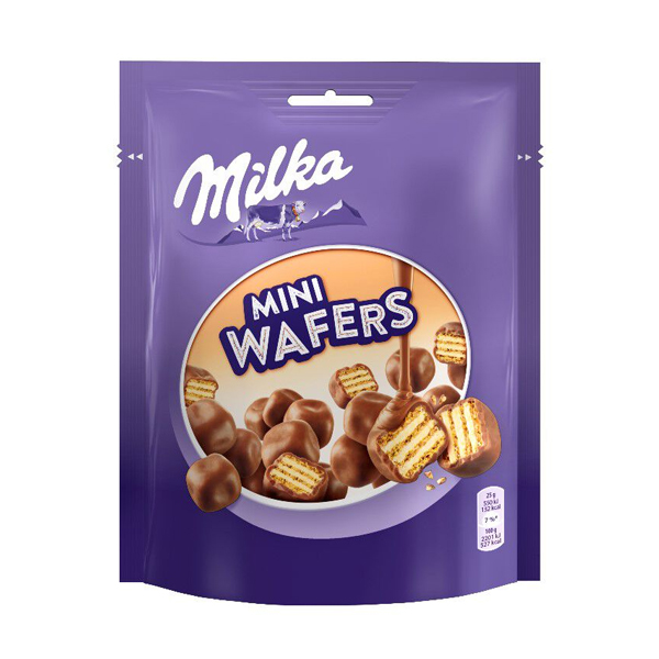Milka Mini Wafers Chocolate 110g