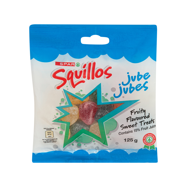Spar Squillos Jube Jube 125g