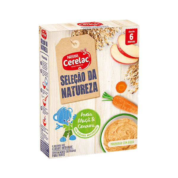 Nestle Cerelac Aveia, Maca & Cenoura 240Gr