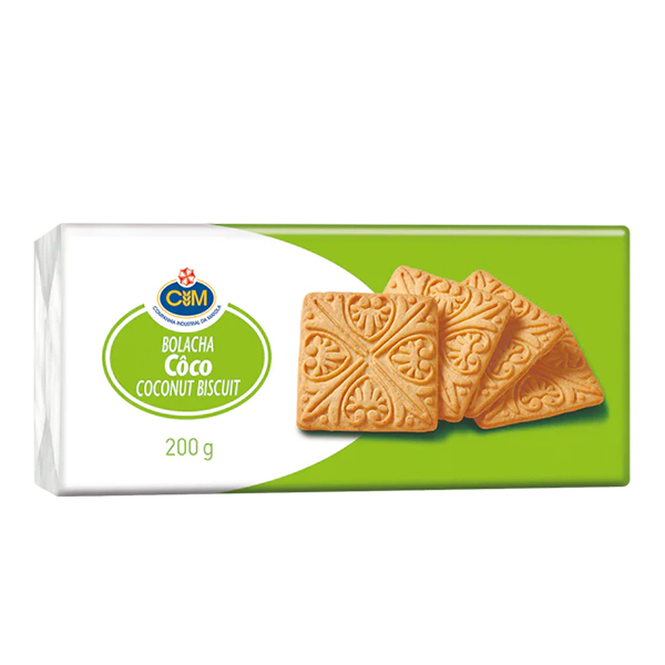 Bolacha De Coco Coconut Biscuit 200g