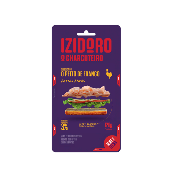 Izidoro Peito Frango Ft.120g