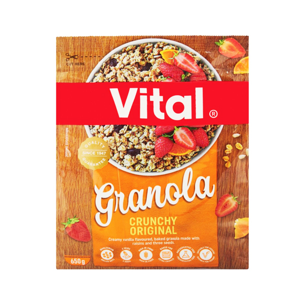 Vital Granola Crunchy Orig.650g