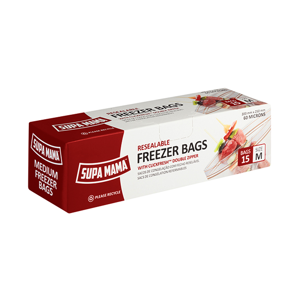 Supa Mama Freezer Bag Medium 15S