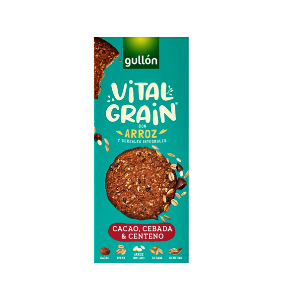 Gullon Vital Grain Arroz Cacao 250g