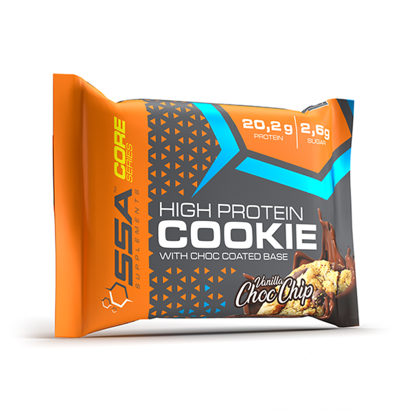 Ssa High Protein Cookie Vanilla Choc Chip 65g