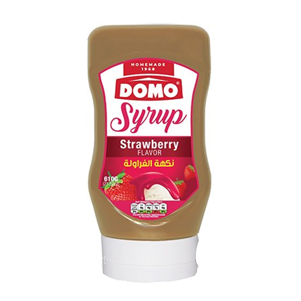 Domo Syrup Strawberry Flv.610g