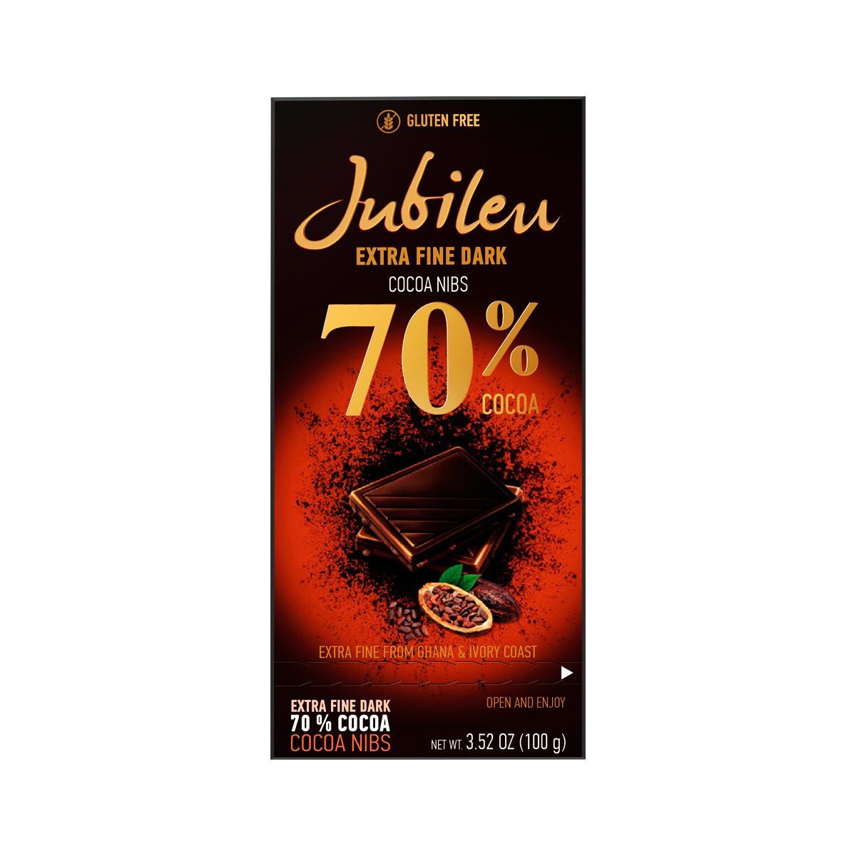 Jubileu Fine Dark Cocoa Nibs 70% 100g