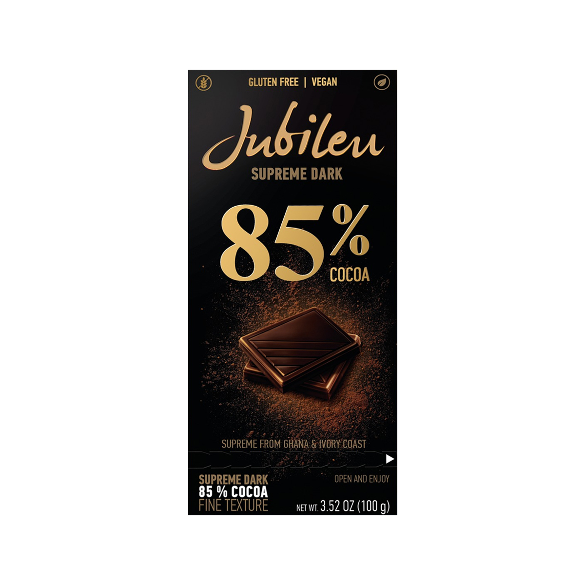 Jubileu Supreme Dark 85%Cocoa 100g