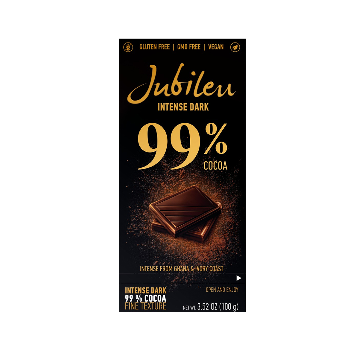 Jubileu Intense Dark 99%Cocoa 100g