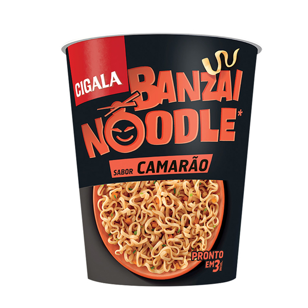 Cigala Banzai Noodle Sabor Camarao 67g