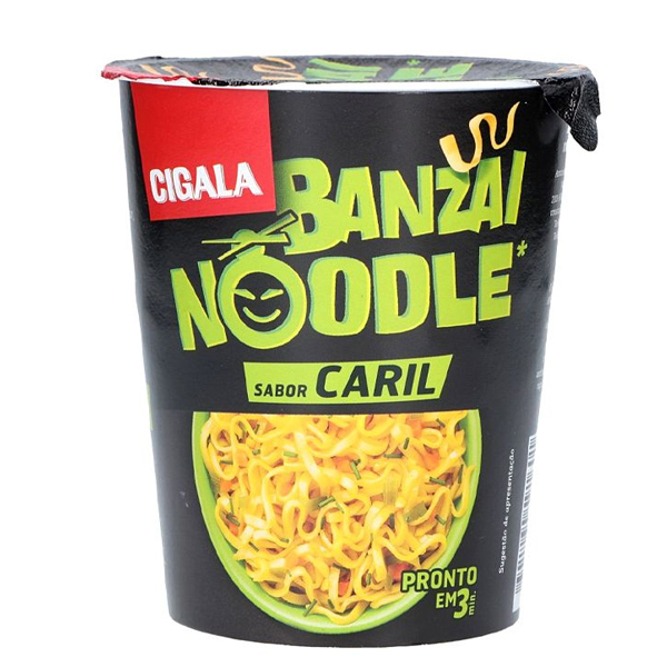 Cigala Banzai Noodle Sabor Caril 67g